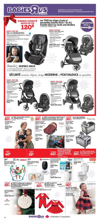 Babies R Us (QC) Flyer December 12 to 18