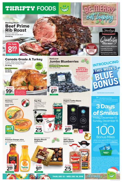 Thrifty Foods Flyer December 12 to 18