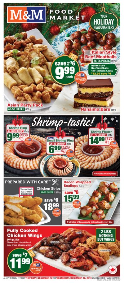 M&M Food Market (SK, MB, NS, NB) Flyer December 12 to 18