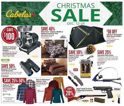 Cabela's Flyer December 12 to 24