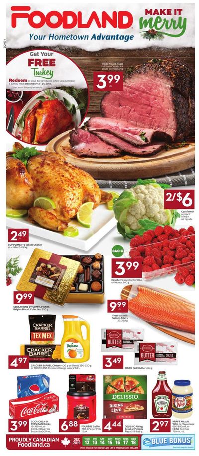 Foodland (Atlantic) Flyer December 12 to 18