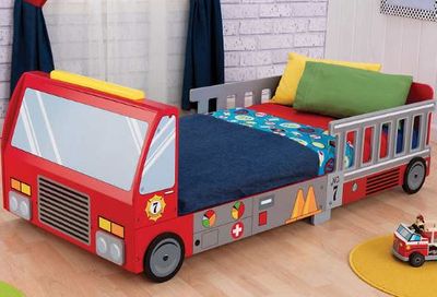 Fire Truck Toddler Bed For $99.99 At Costco Canada