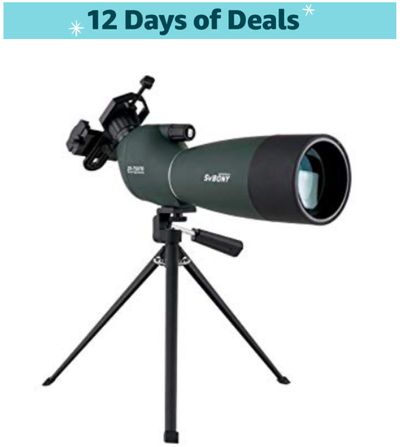 Amazon Canada 12 Days of Holiday Deals: Today, Save 25% on SVBONY Spotting Scopes + 35% off Men’s Dockers Ultra Light Slippers + More Deals