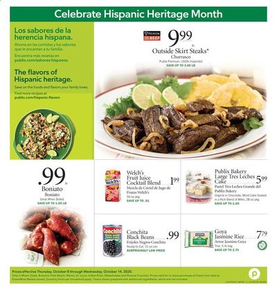 Publix Weekly Ad Flyer October 8 to October 14