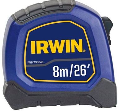 IRWIN Bi Material Tape Measure, 26-ft/8-m For $5.99 At Canadian Tire