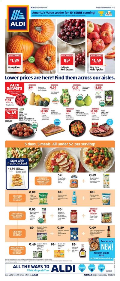 ALDI (MD, PA, VA) Weekly Ad Flyer October 7 to October 13