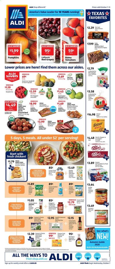ALDI (TX) Weekly Ad Flyer October 7 to October 13