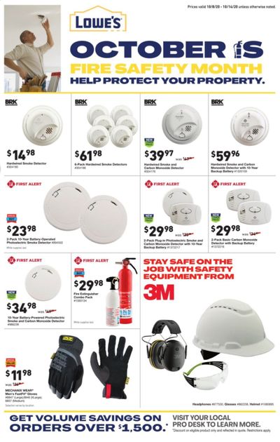 Lowe's Weekly Ad Flyer October 8 to October 14