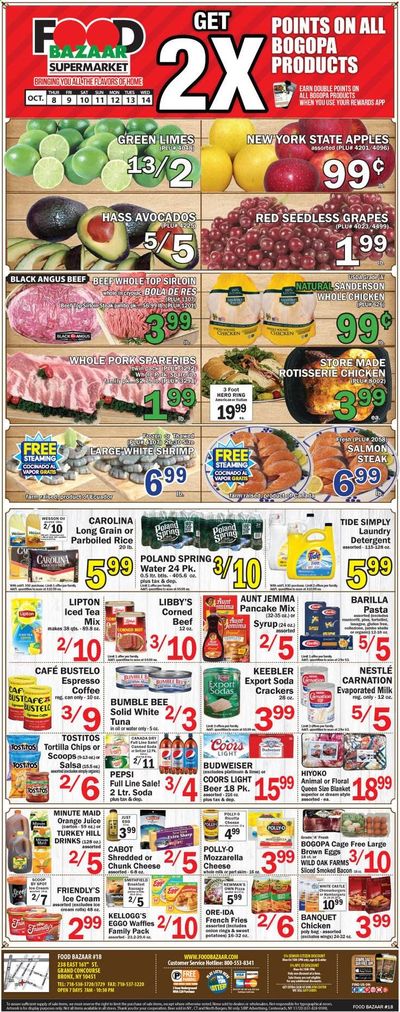 Food Bazaar Weekly Ad Flyer October 8 to October 14