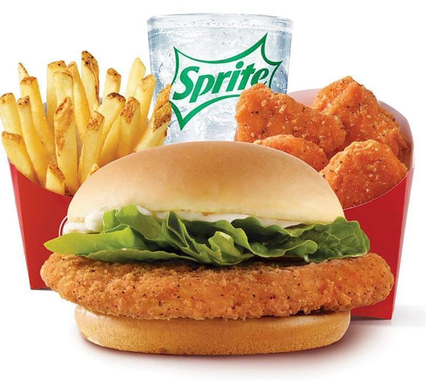 Save with $5 Biggie Bag Meal: Crispy Chicken Sandwich, 10 Piece Chicken Nuggets, Fries and Drink Available at Select Wendy's 