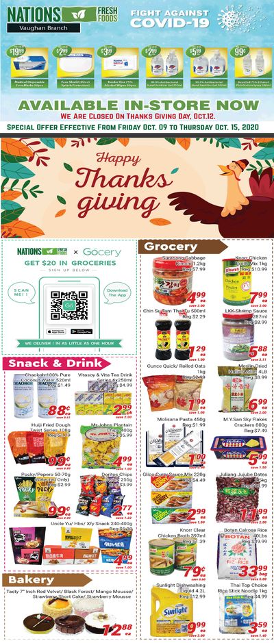 Nations Fresh Foods (Vaughan) Flyer October 9 to 15