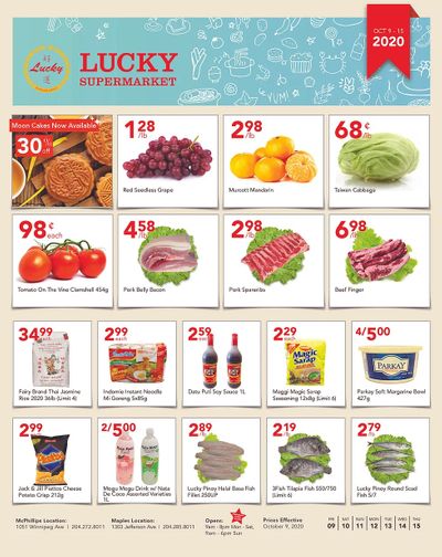 Lucky Supermarket (Winnipeg) Flyer October 9 to 15