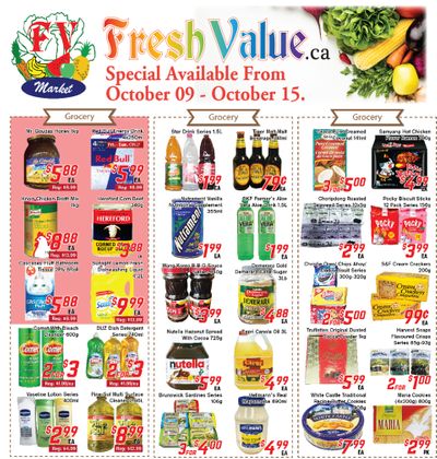 Fresh Value Flyer October 9 to 15