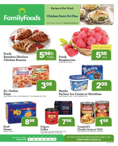 Family Foods Flyer October 9 to 15