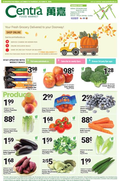 Centra Foods (Barrie) Flyer October 9 to 15