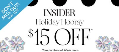 Sephora Canada Holiday Hooray Event: Save $15-$25 Off + Up to 50% Off Sale