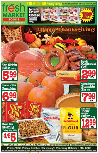 Fresh Market Foods Flyer October 9 to 15