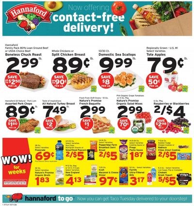 Hannaford (NY) Weekly Ad Flyer October 11 to October 17