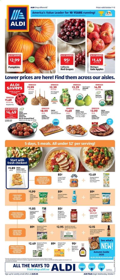 ALDI (IN) Weekly Ad Flyer October 7 to October 13