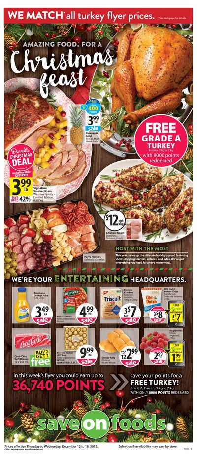 Save on Foods (AB) Flyer December 12 to 18