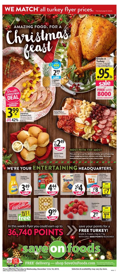 Save on Foods (SK) Flyer December 12 to 18
