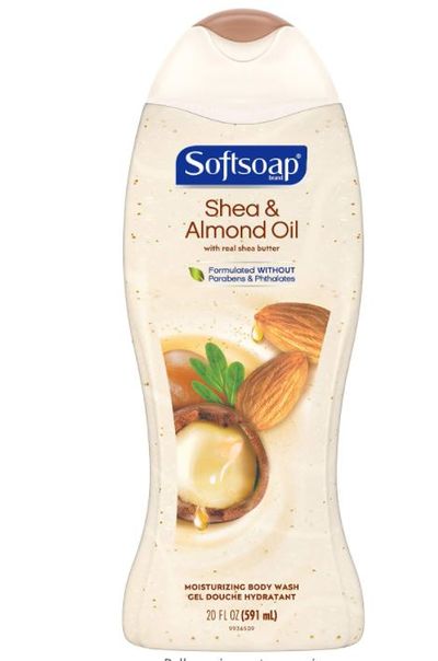 Softsoap Moisturizing Body Wash, Shea and Almond Oil, 591 mL (Pack of 4) For $11.84 At Amazon Canada 