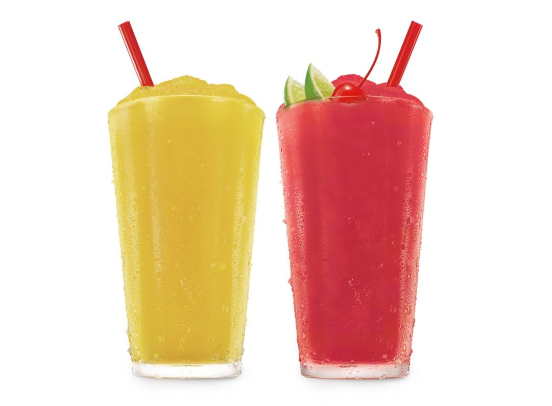 All Day Half Price Drinks and Slushes when you Order Online or by App at Sonic Drive-In