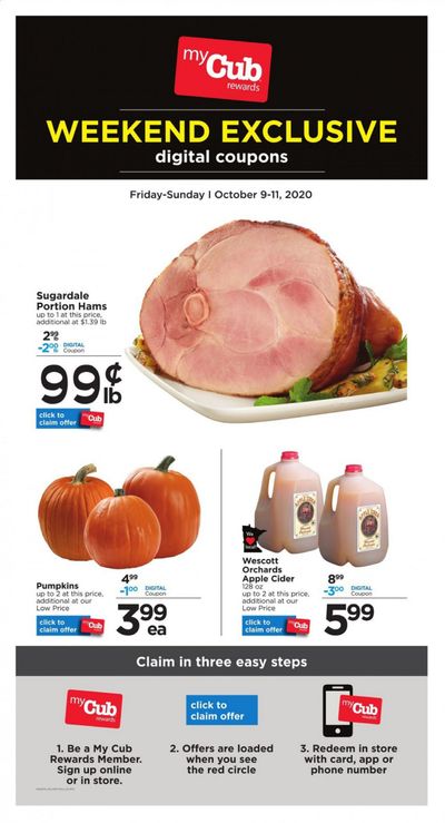 Cub Foods Weekly Ad Flyer October 9 to October 11