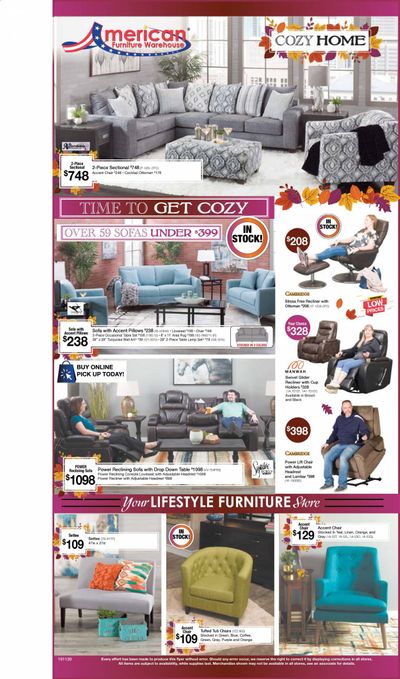 American Furniture Warehouse (AZ) Weekly Ad Flyer October 11 to October 17
