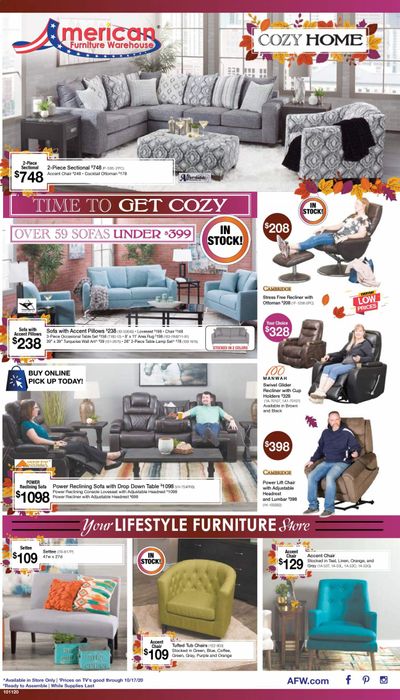American Furniture Warehouse (CO) Weekly Ad Flyer October 11 to October 17