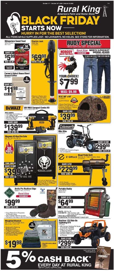 Rural King Weekly Ad Flyer October 11 to October 24