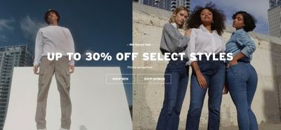 Levi’s Canada Mid Season Sale: Save Up to 30% OFF Many Styles Including Jeans, Jackets & Tops
