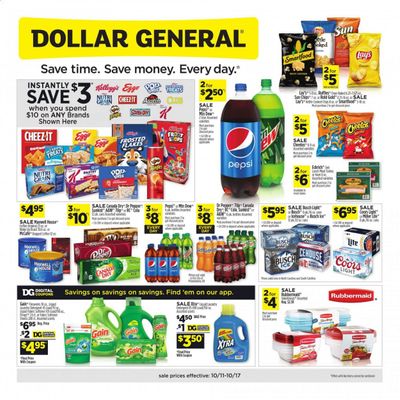 Dollar General (NC, SC) Weekly Ad Flyer October 11 to October 17