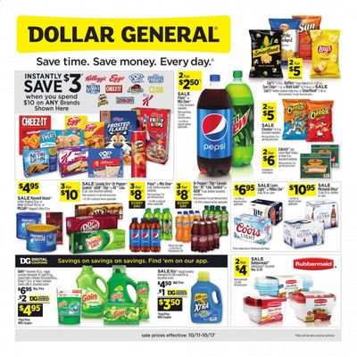 Dollar General (TN, TX) Weekly Ad Flyer October 11 to October 17