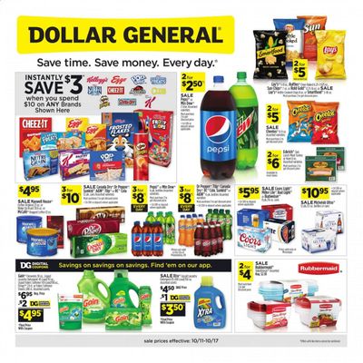 Dollar General (MS) Weekly Ad Flyer October 11 to October 17