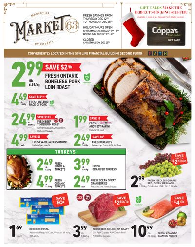 Market by Coppa's Flyer December 12 to 26
