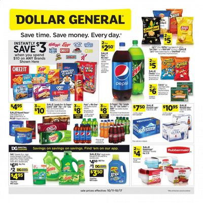 Dollar General (AL) Weekly Ad Flyer October 11 to October 17