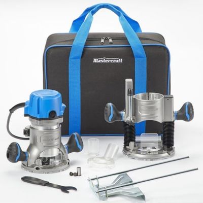 Mastercraft 11A Fixed & Plunge Base Router On Sale for $119.99 (Save $130) at Canadian Tire Canada