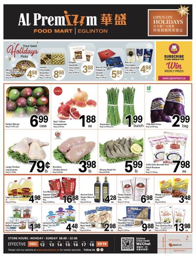 Al Premium Food Mart (Eglinton Ave.) Flyer December 12 to 18