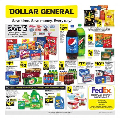 Dollar General (FL) Weekly Ad Flyer October 11 to October 17