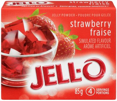 Jell-O Jelly Powder, Strawberry, 85g (Pack of 24) On Sale for $ 12.40 (Save $ 5.87) at Amazon Canada