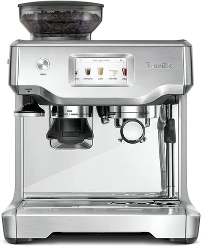 Breville Barista Touch Automatic Espresso Machine, Milk Frother & Coffee Grinder On Sale for $1199.99 (Save $300) at Best Buy Canada 