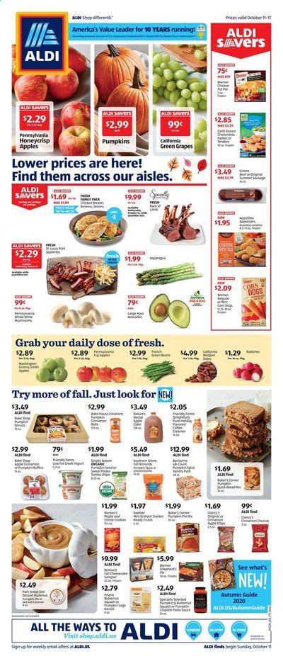 ALDI (DE, NJ, NY, PA) Weekly Ad Flyer October 11 to October 17 ALDI (DE, NJ, NY, PA) Weekly Ad Flyer October 11 to October 17