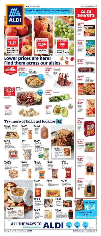 ALDI (CT, NH, NY, RI) Weekly Ad Flyer October 11 to October 17