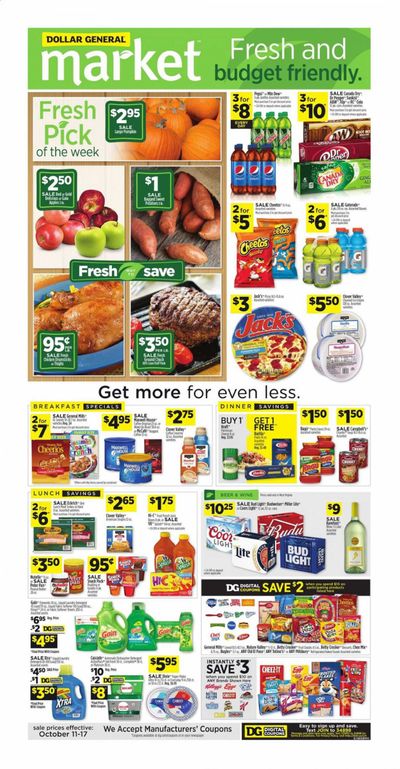 Dollar General (WV) Weekly Ad Flyer October 11 to October 17