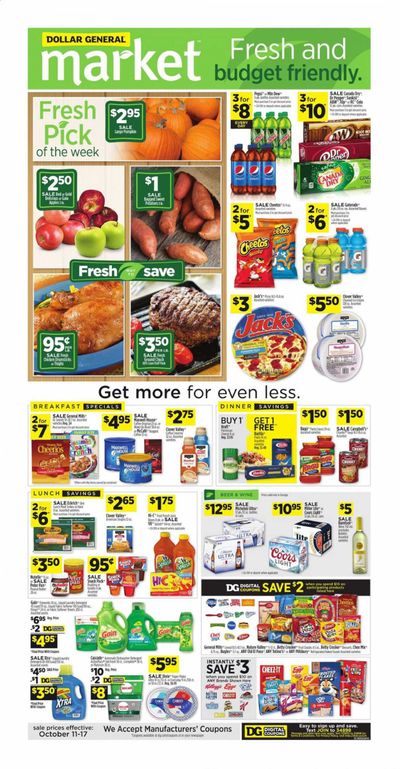 Dollar General (GA) Weekly Ad Flyer October 11 to October 17