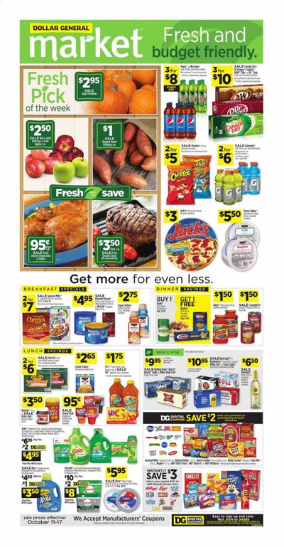 Dollar General (FL) Weekly Ad Flyer October 11 to October 17