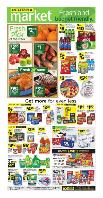 Dollar General (MS) Weekly Ad Flyer October 11 to October 17