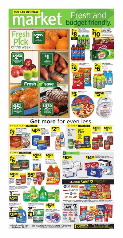 Dollar General (TN) Weekly Ad Flyer October 11 to October 17