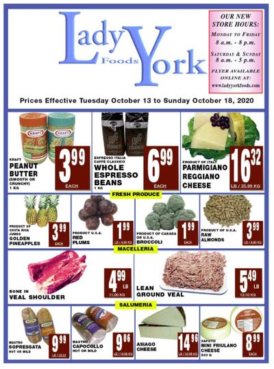 Lady York Foods Flyer October 13 to 18
